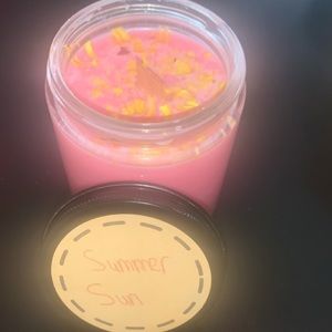 Summer sun scented candle
